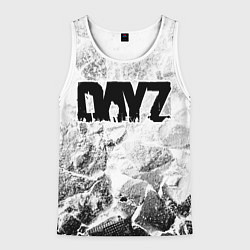 Майка-безрукавка мужская DayZ white graphite, цвет: 3D-белый