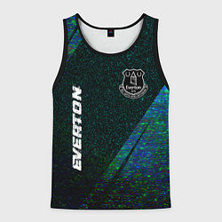 Майка-безрукавка мужская Everton glitch blue, цвет: 3D-черный