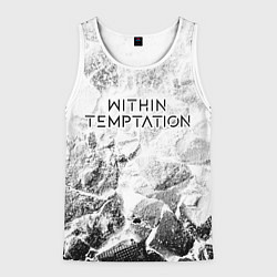 Майка-безрукавка мужская Within Temptation white graphite, цвет: 3D-белый