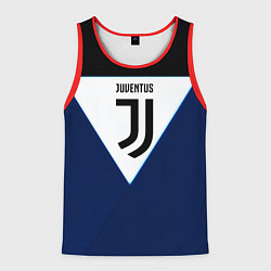 Майка-безрукавка мужская Juventus sport geometry color, цвет: 3D-красный