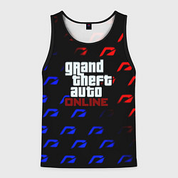 Майка-безрукавка мужская NFS x GTA pattern, цвет: 3D-черный