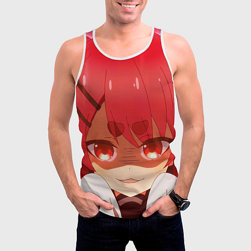 Мужская майка без рукавов Моя подруга олениха Нокотан Нэко Нэкоямада / 3D-Белый – фото 3