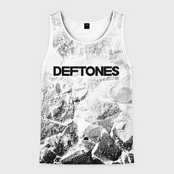 Майка-безрукавка мужская Deftones white graphite, цвет: 3D-белый