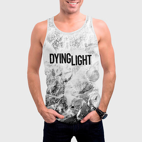 Мужская майка без рукавов Dying Light white graphite / 3D-Белый – фото 3