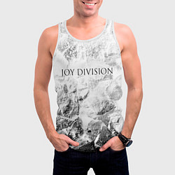 Майка-безрукавка мужская Joy Division white graphite, цвет: 3D-белый — фото 2