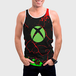 Майка-безрукавка мужская Xbox game studio, цвет: 3D-белый — фото 2