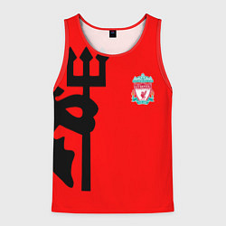 Майка-безрукавка мужская Liverpool fc sport steel, цвет: 3D-красный