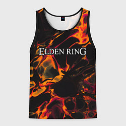 Майка-безрукавка мужская Elden Ring red lava, цвет: 3D-черный