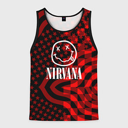 Майка-безрукавка мужская Nirvana star pattern, цвет: 3D-черный