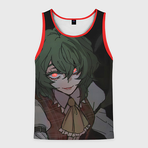 Мужская майка без рукавов Touhou Project Юка Кадзами / 3D-Красный – фото 1