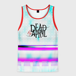 Майка-безрукавка мужская Dead by april rock band, цвет: 3D-красный