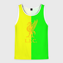 Майка-безрукавка мужская Ливерпуль текстура спорт, цвет: 3D-белый