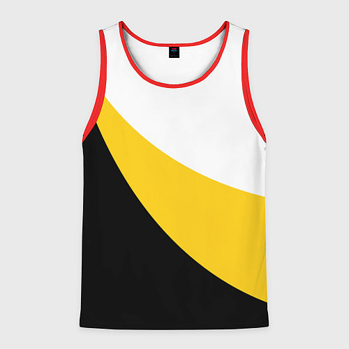 Мужская майка без рукавов Сокрушу пред ним врагов его большая хризма / 3D-Красный – фото 1