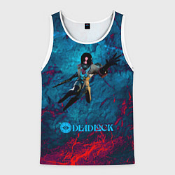Майка-безрукавка мужская Аномалия Deadlock, цвет: 3D-белый
