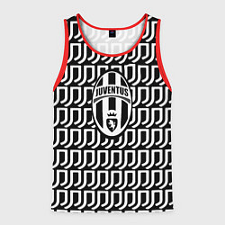 Майка-безрукавка мужская Juventus fc pattern, цвет: 3D-красный