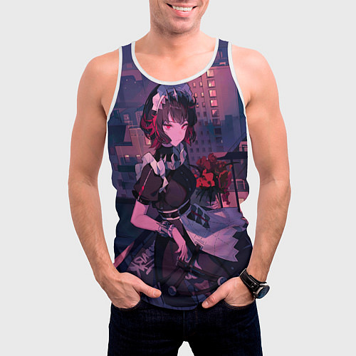Мужская майка без рукавов Эллен Джо Zenless Zone Zero / 3D-Белый – фото 3