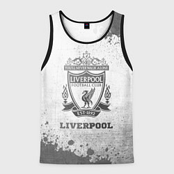 Майка-безрукавка мужская Liverpool - white gradient, цвет: 3D-черный