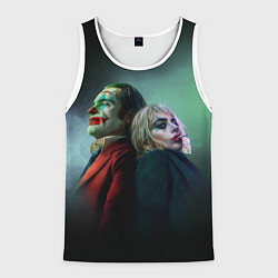 Майка-безрукавка мужская Харли и Джокер, цвет: 3D-белый
