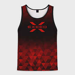 Майка-безрукавка мужская Exeed red poly, цвет: 3D-черный