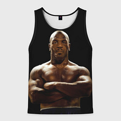 Майка-безрукавка мужская Майк Тайсон бруклин, цвет: 3D-черный