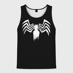 Майка-безрукавка мужская Venom - logo, цвет: 3D-черный