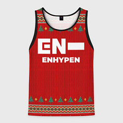 Майка-безрукавка мужская Enhypen new year, цвет: 3D-черный