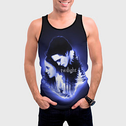 Майка-безрукавка мужская Twilight Bella and Edward, цвет: 3D-черный — фото 2