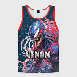Майка-безрукавка мужская Venom Marvel, цвет: 3D-красный