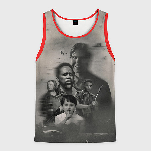 Мужская майка без рукавов Персонажи Извне / 3D-Красный – фото 1