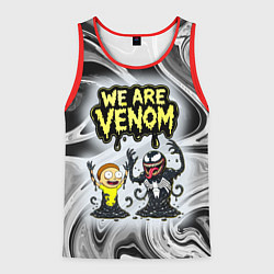 Майка-безрукавка мужская We are Venom - Morty, цвет: 3D-красный