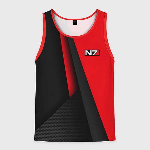 Мужская майка без рукавов N7 - красная униформа / 3D-Красный – фото 1