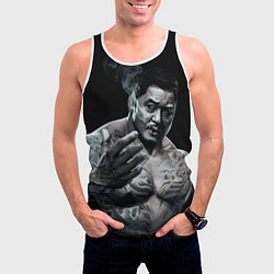 Майка-безрукавка мужская Ma Dong Seok - yakudza, цвет: 3D-белый — фото 2