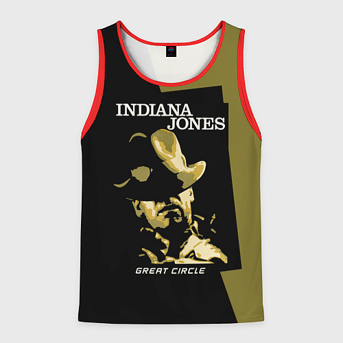 Мужская майка без рукавов Indiana Jones and the Great Circle / 3D-Красный – фото 1