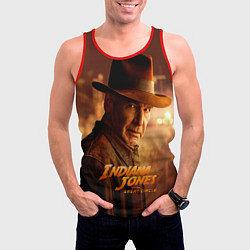 Майка-безрукавка мужская Indiana Jones and the Great Circle, цвет: 3D-красный — фото 2