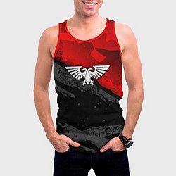 Майка-безрукавка мужская Вархаммер - аквила красный, цвет: 3D-красный — фото 2