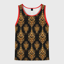 Майка-безрукавка мужская Тайский золотой орнамент, цвет: 3D-красный