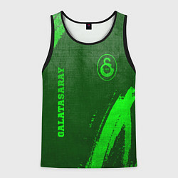 Мужская майка без рукавов Galatasaray - green gradient вертикально