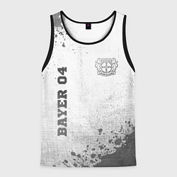 Мужская майка без рукавов Bayer 04 - white gradient вертикально