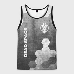 Майка-безрукавка мужская Dead Space - grey gradient вертикально, цвет: 3D-черный