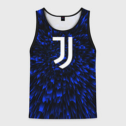Майка-безрукавка мужская Juventus blue energy, цвет: 3D-черный