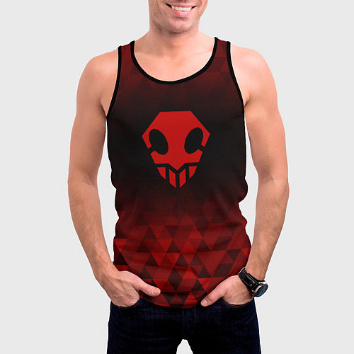 Мужская майка без рукавов Bleach red poly / 3D-Черный – фото 3