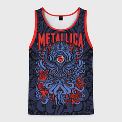 Майка-безрукавка мужская Metallica: octopus, цвет: 3D-красный