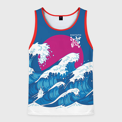 Мужская майка без рукавов Корпус бойни демонов - Kisatsutai / 3D-Красный – фото 1