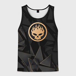 Майка-безрукавка мужская The Offspring golden poly, цвет: 3D-черный