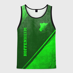 Мужская майка без рукавов Hoffenheim - green gradient вертикально