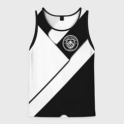 Майка-безрукавка мужская Манчестер Юнайтед геометрия, цвет: 3D-черный