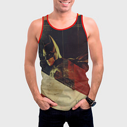 Майка-безрукавка мужская Бэтмен ретро стиль, цвет: 3D-красный — фото 2