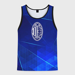 Майка-безрукавка мужская AC Milan blue poly, цвет: 3D-черный
