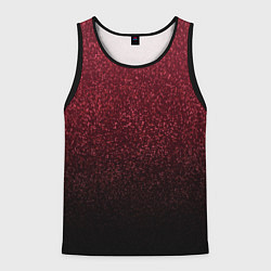 Майка-безрукавка мужская Амарантовый градиент крошка, цвет: 3D-черный