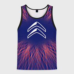 Майка-безрукавка мужская Citroen red energy, цвет: 3D-черный